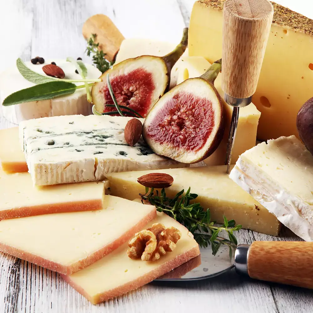 Sortiment: Käse und Käsespezialitäten